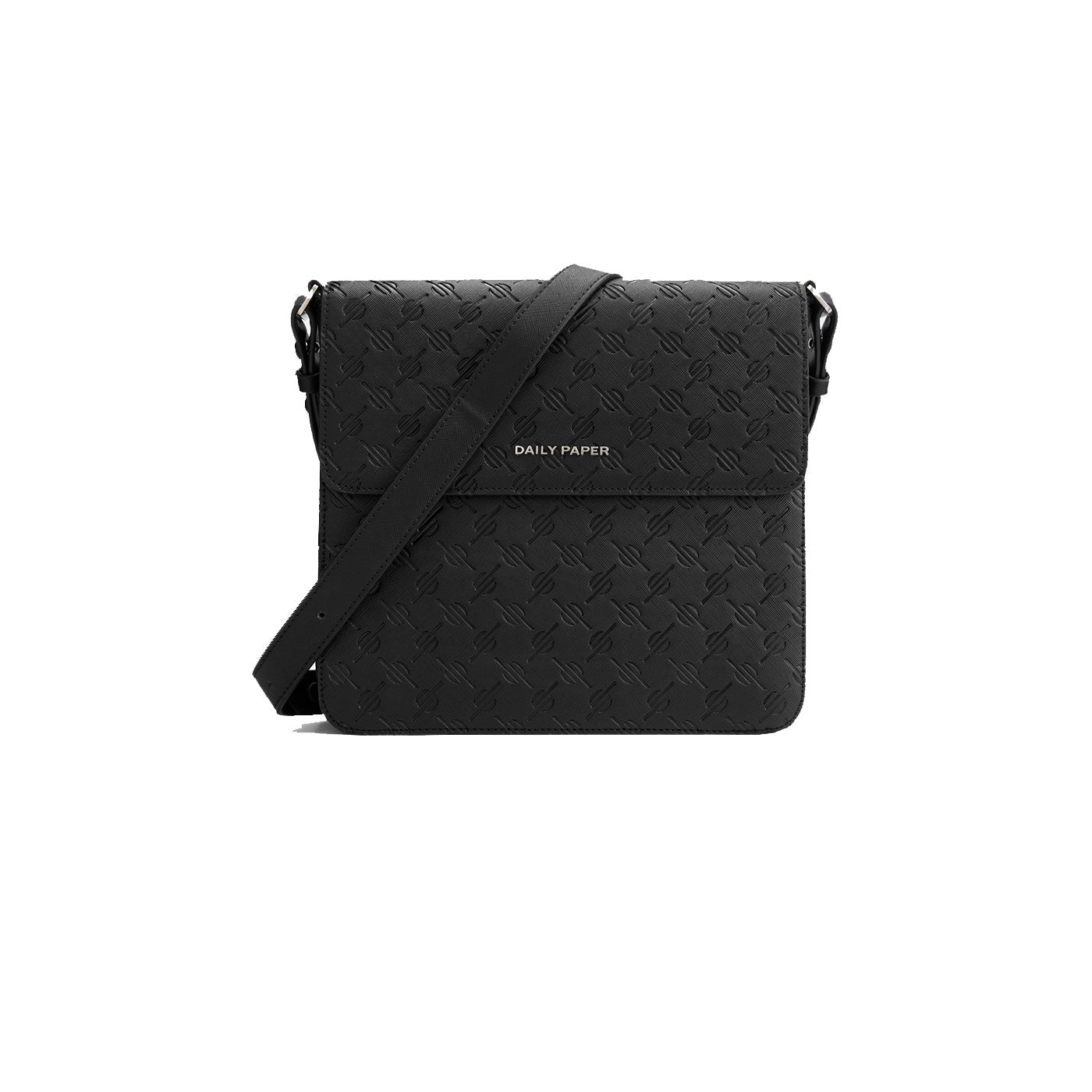 Black Myshus EMB Monogram Bag