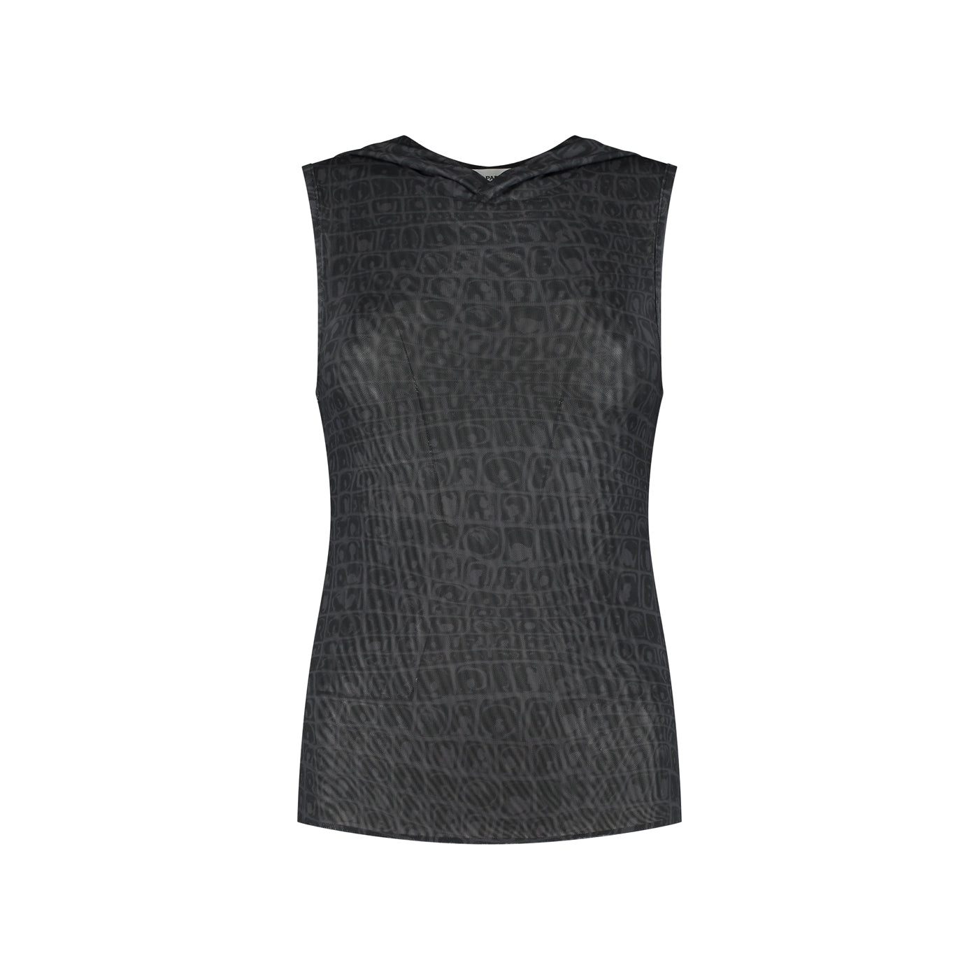 Black Oyster Digital Croc Top