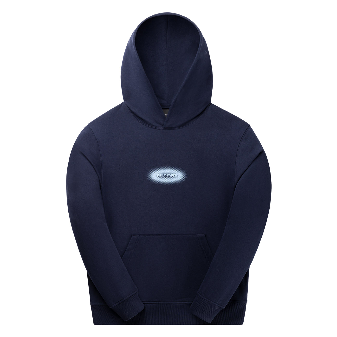 Maritime Blue Dotted Logo Hoodie