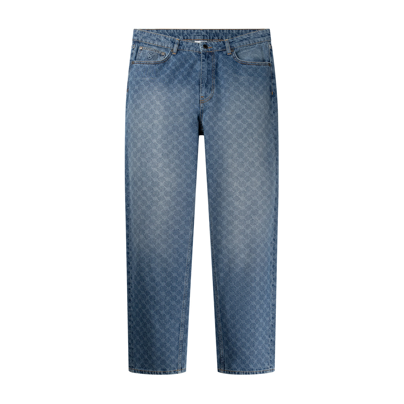 Blue Kibo Monogram Jeans