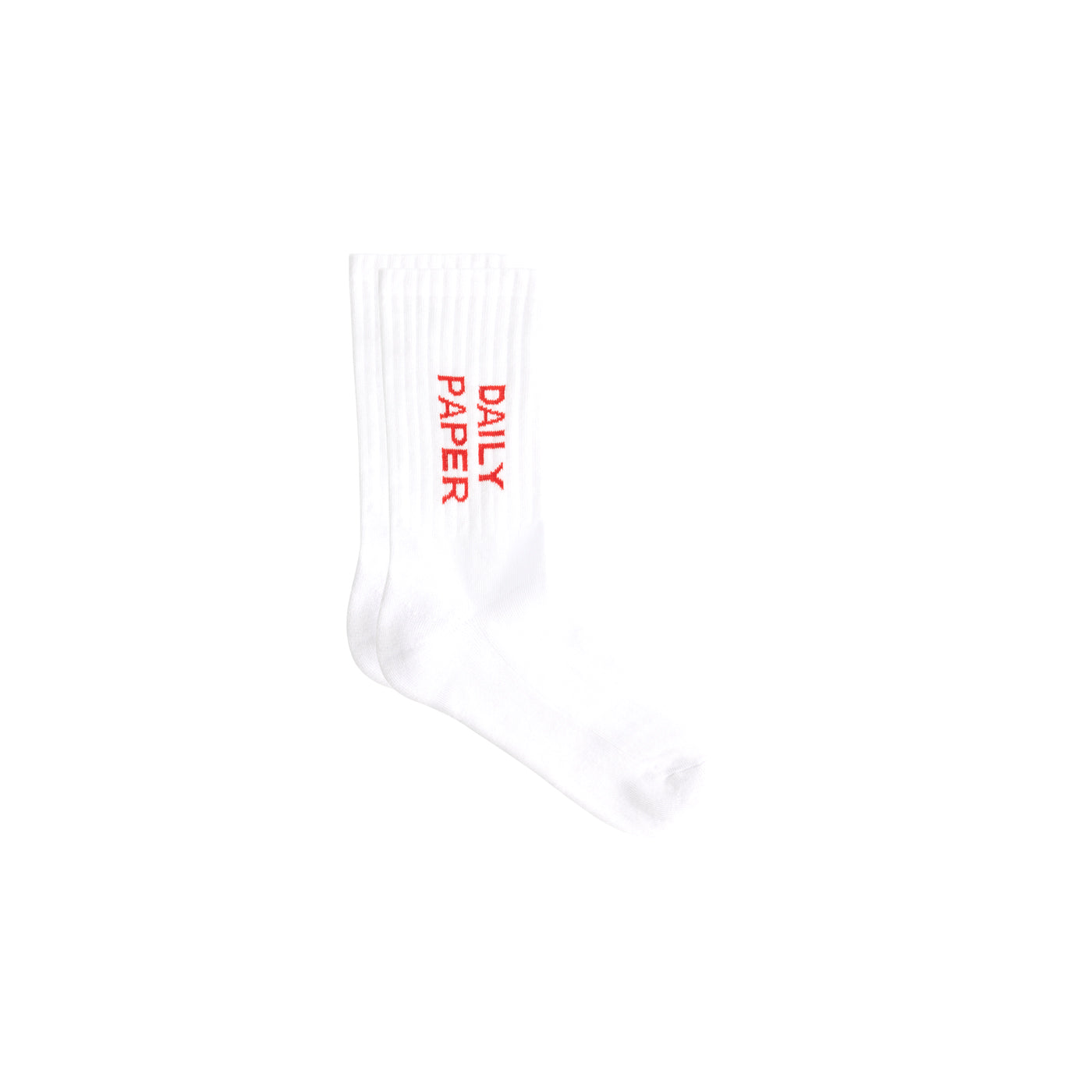 White/red Logotype Socks