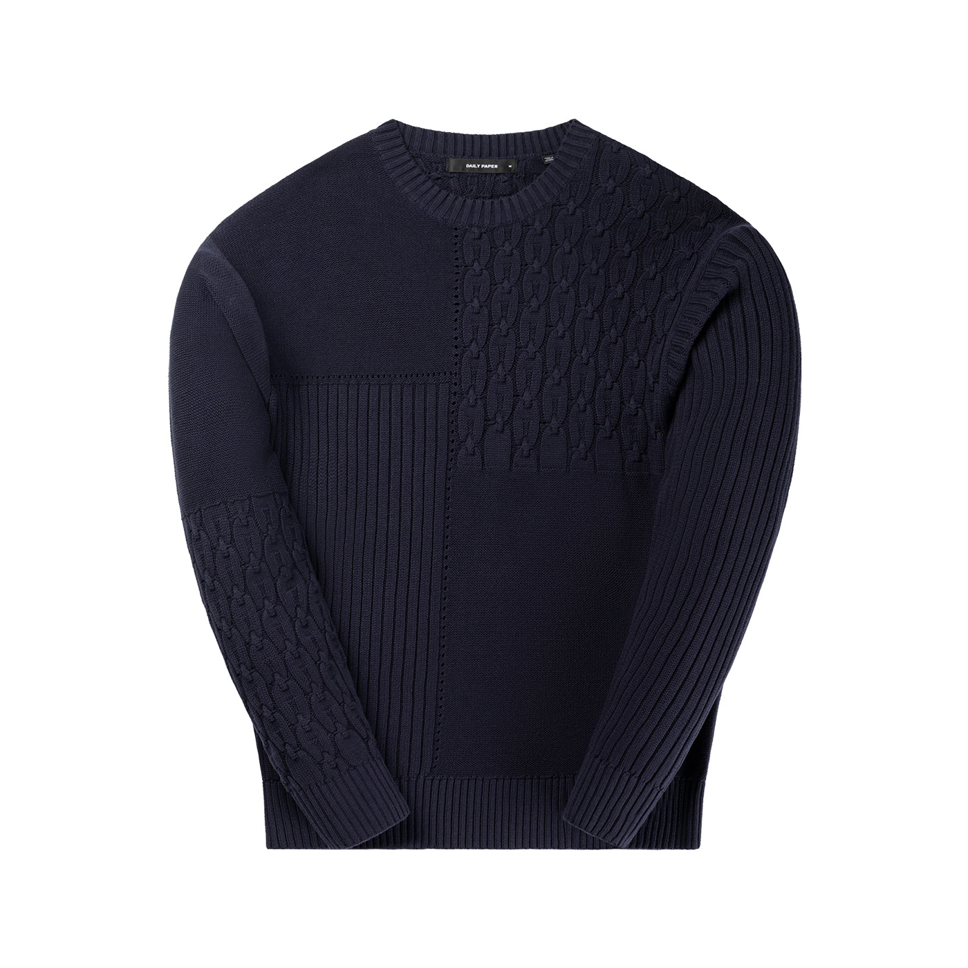 Naval Academy Patchwork Knit Sweater