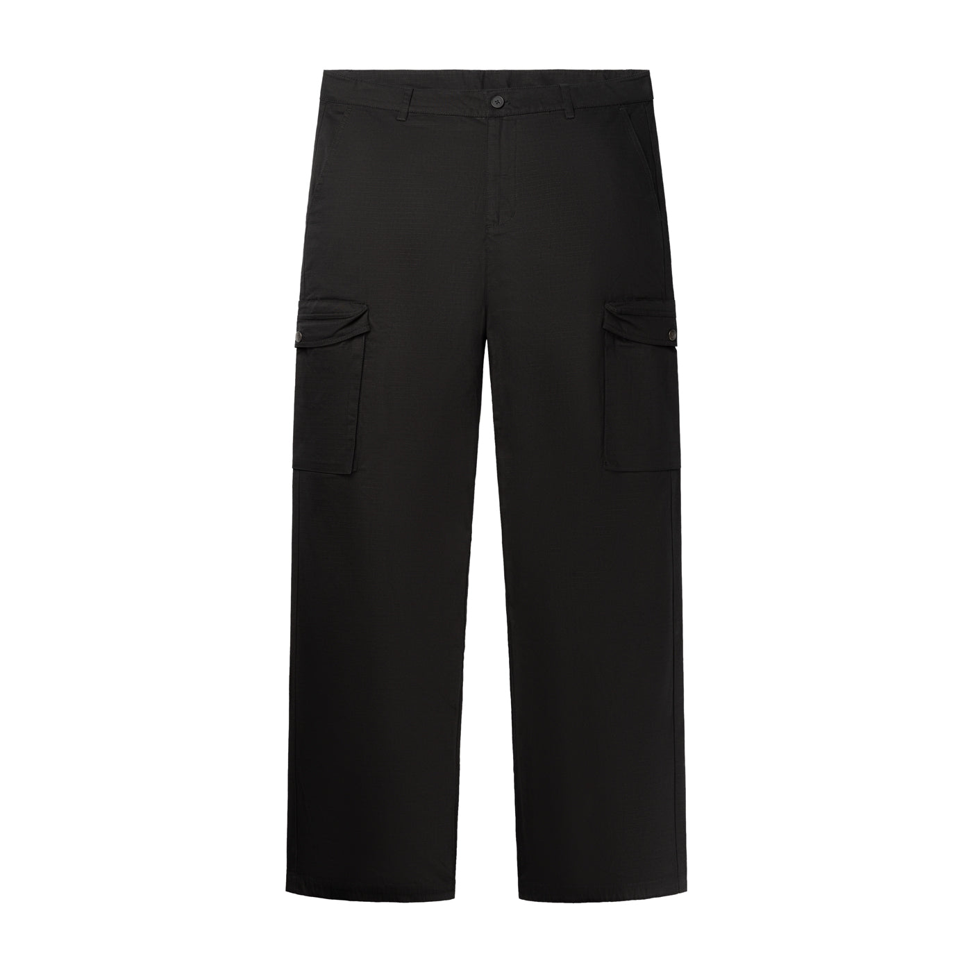 Black Oyster Ripstop Cargo Pants