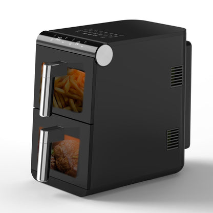 Olsen & Smith Dual Drawer Air Fryer | 11L XL, 1700W, LED, 13 Presets