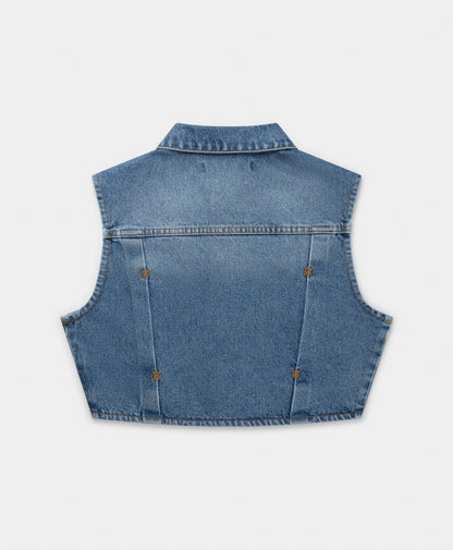 Light Blue Asola Sleeveless Top