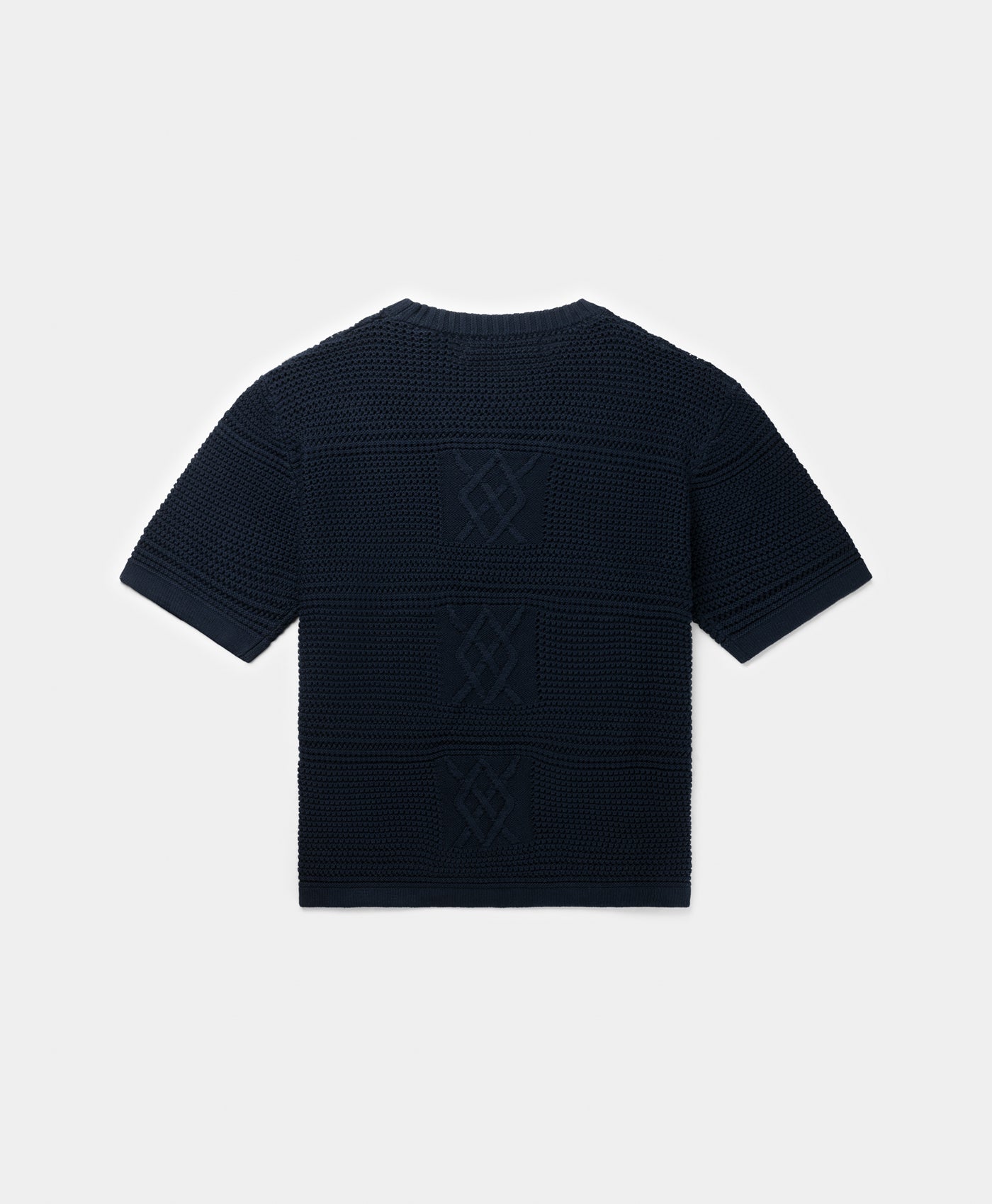 Maritime Blue Crochet T-Shirt