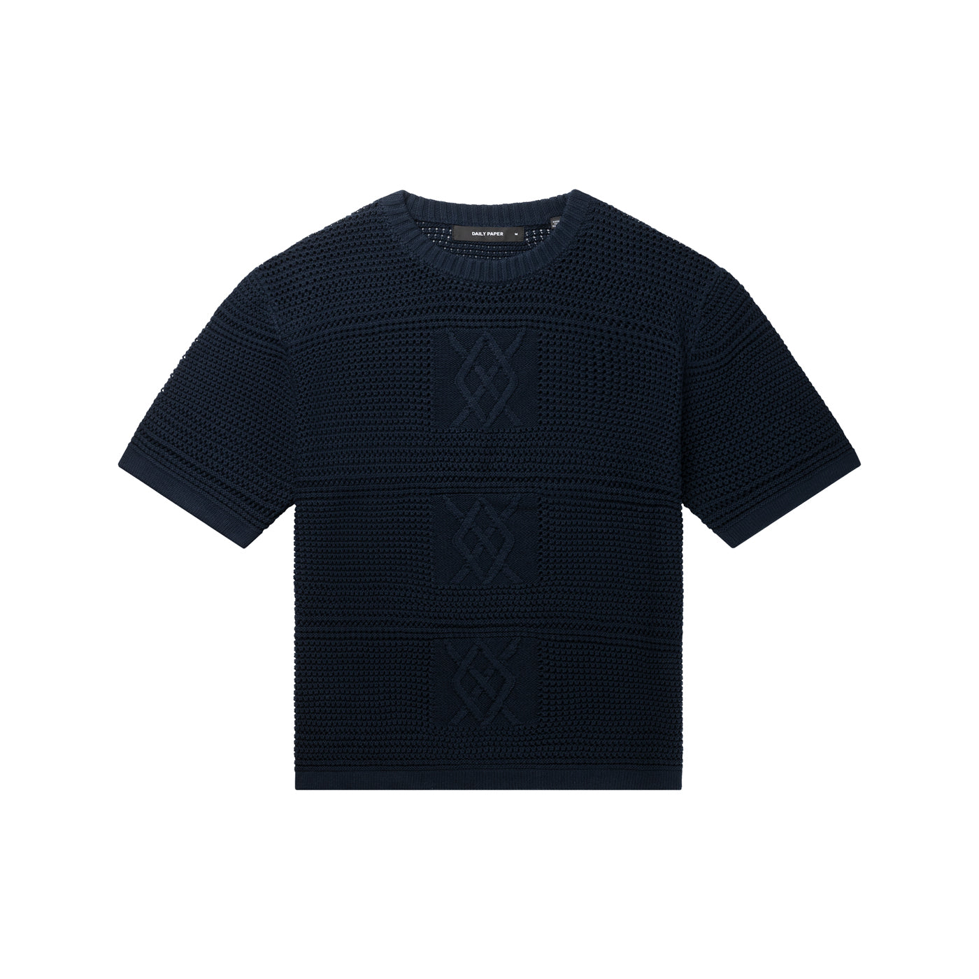Maritime Blue Crochet T-Shirt