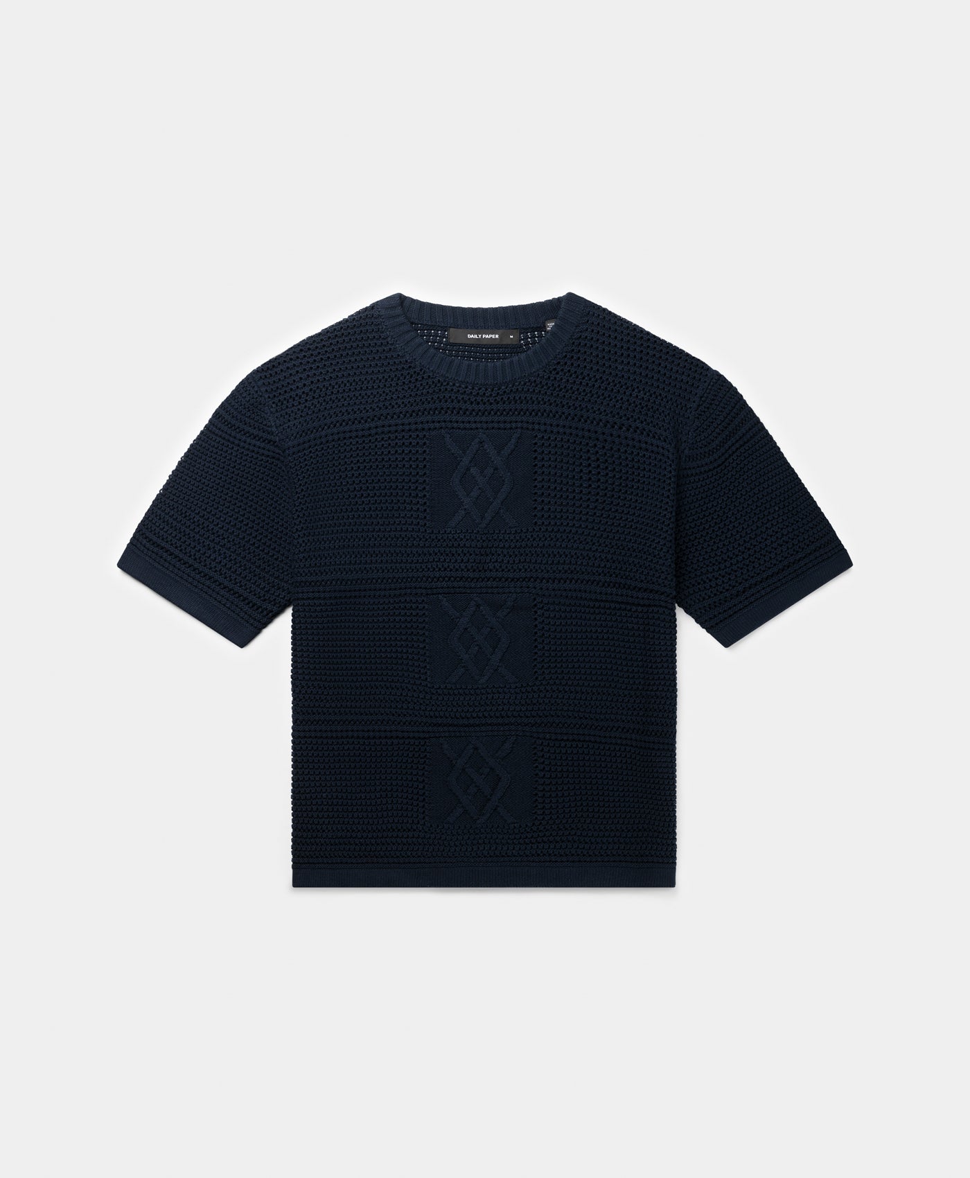 Maritime Blue Crochet T-Shirt