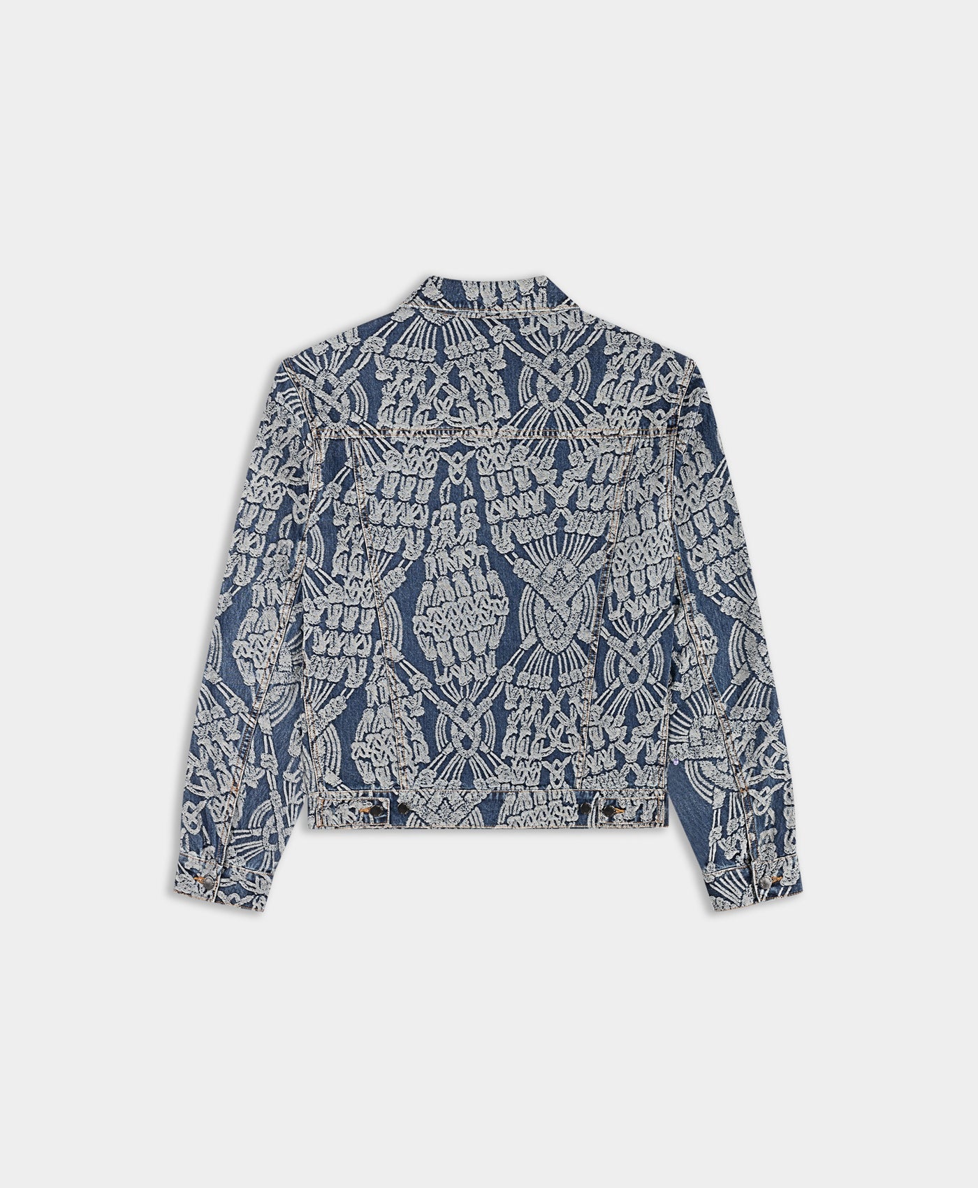 Dark Blue Denim Macrame Jacket
