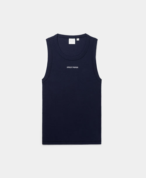 Maritime Blue Dias Rib Tank Top