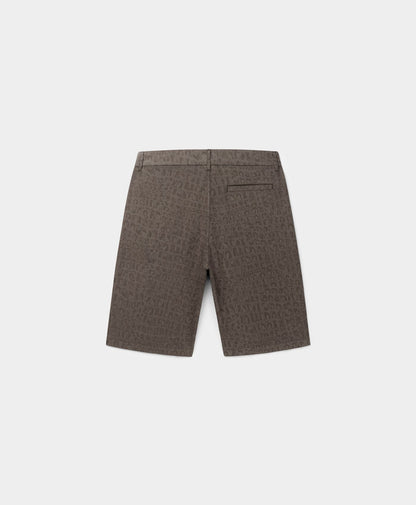 Black Oyster Digital Croc Shorts