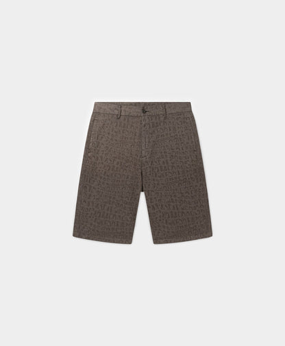 Black Oyster Digital Croc Shorts