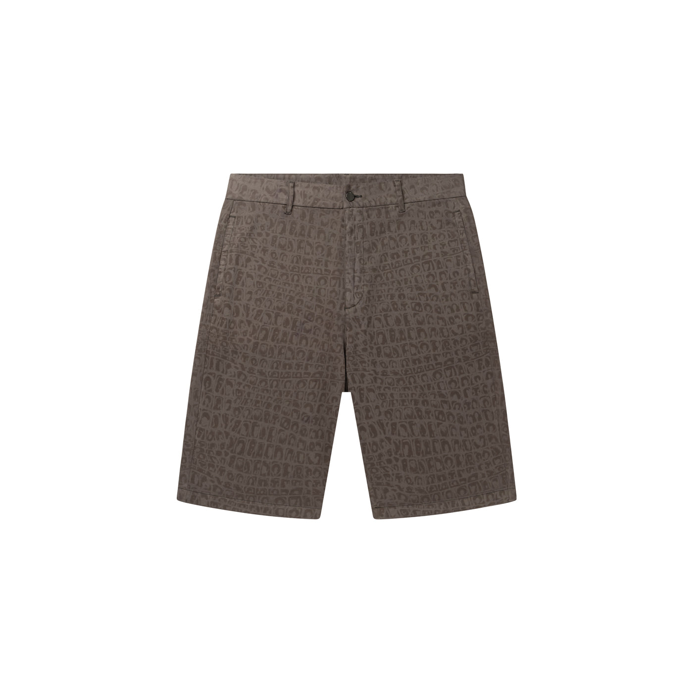 Black Oyster Digital Croc Shorts