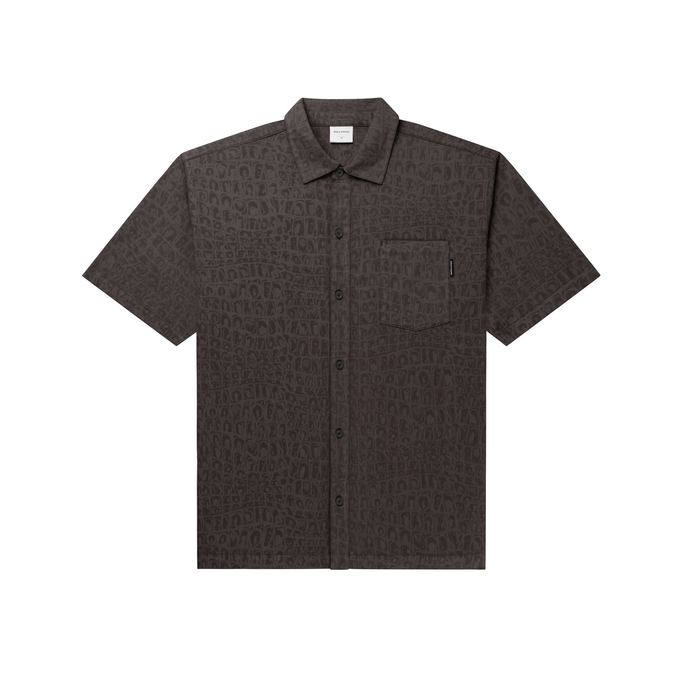 Black Oyster Digital Croc Shirt