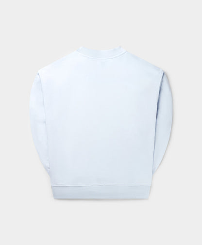Halogen Blue Diverse Logo Boxy Sweater