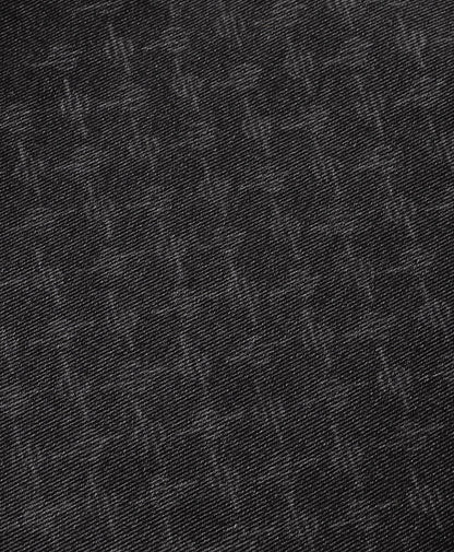 Black Laser Monogram Denim Shorts