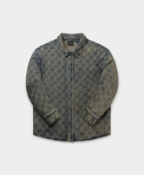 Blue Shield Laser Denim Shirt