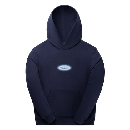 Maritime Blue Dotted Logo Hoodie