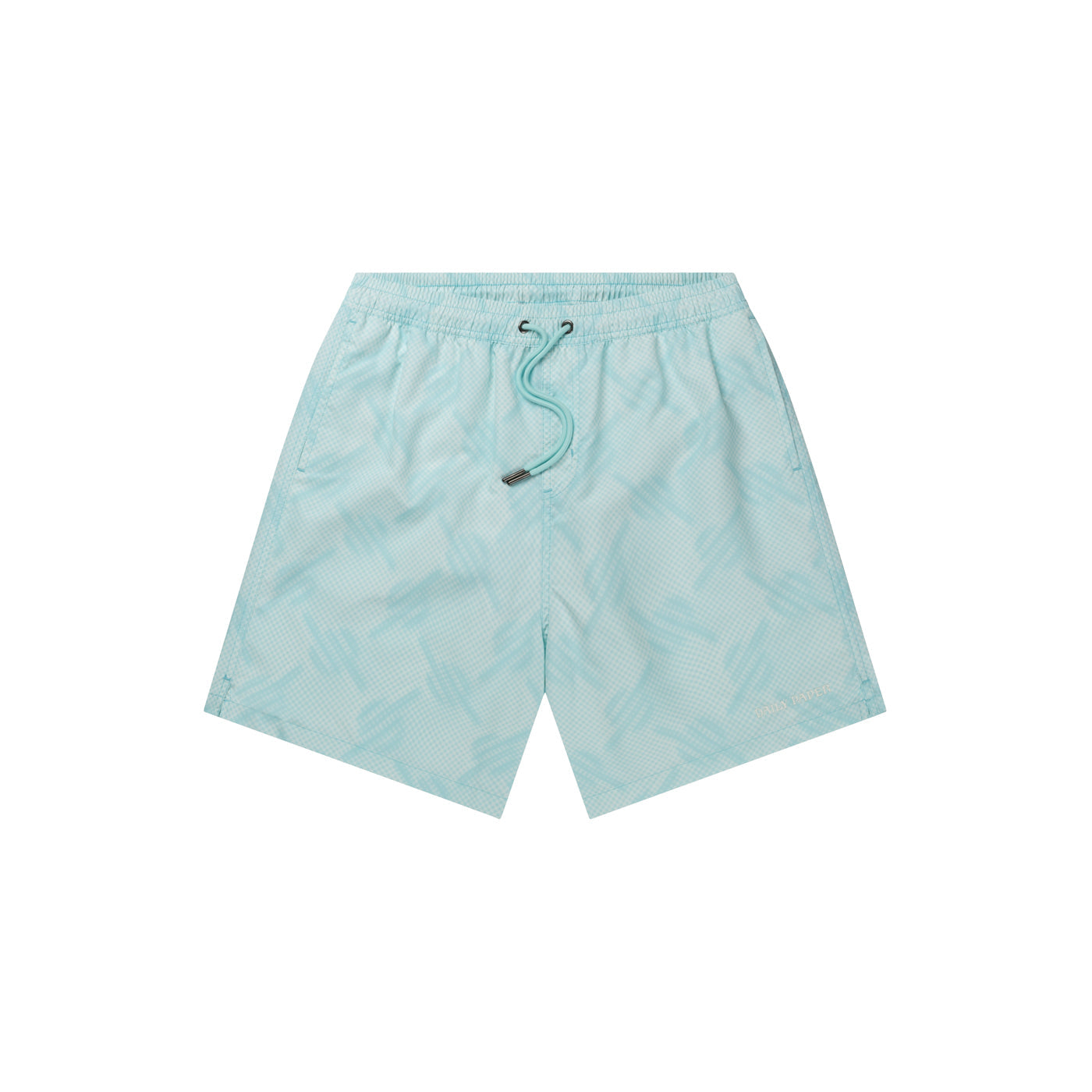 Salt Water Blue Dotted Monogram Swimshorts