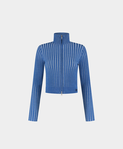 True Blue Dias Knit Sweater Cardigan