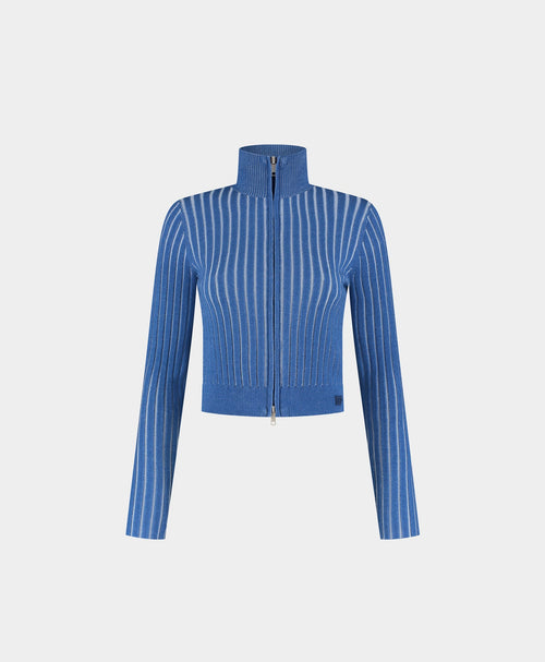 True Blue Dias Knit Sweater Cardigan