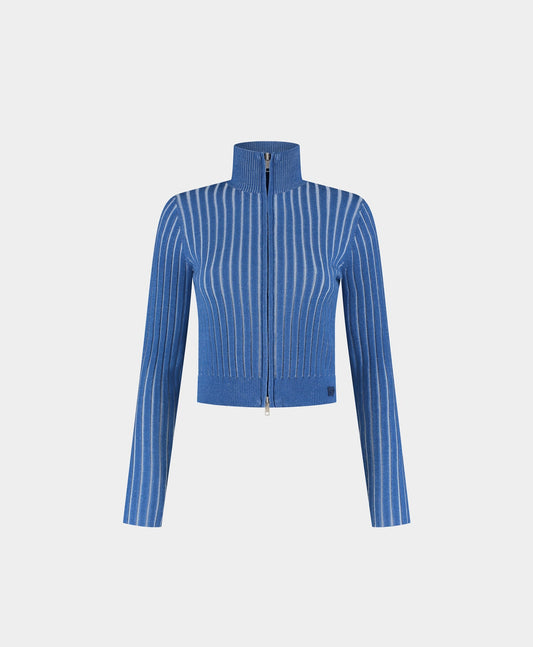 True Blue Dias Knit Sweater Cardigan