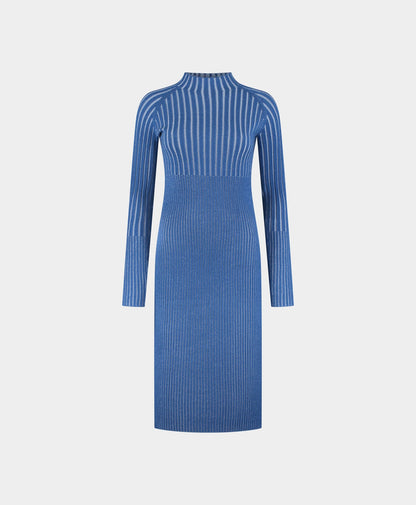 True Blue Dias Knit Sweater Dress