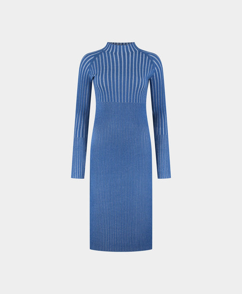 True Blue Dias Knit Sweater Dress
