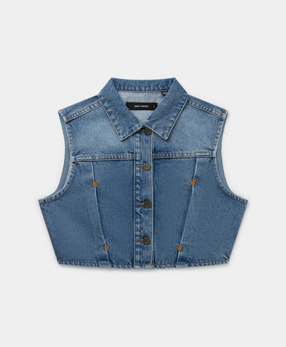 Light Blue Asola Sleeveless Top