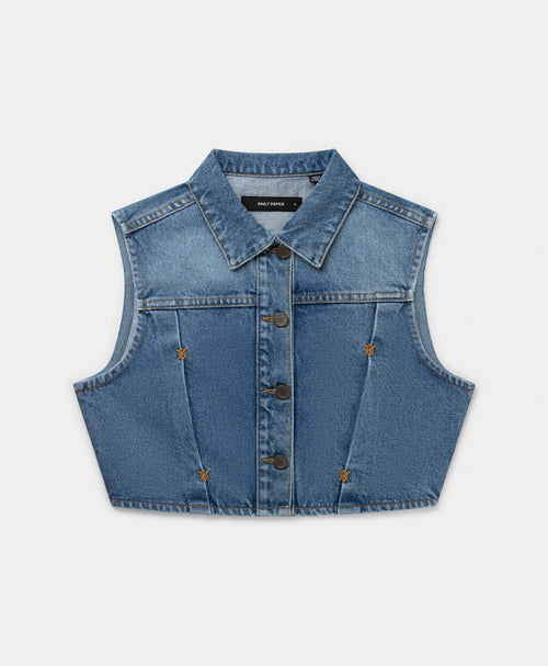 Light Blue Asola Sleeveless Top