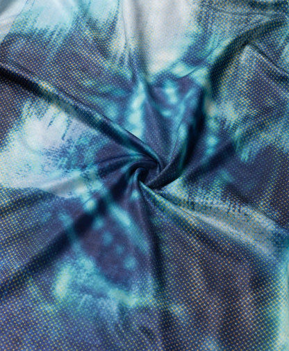 Blue Fitted Braid Longsleeve