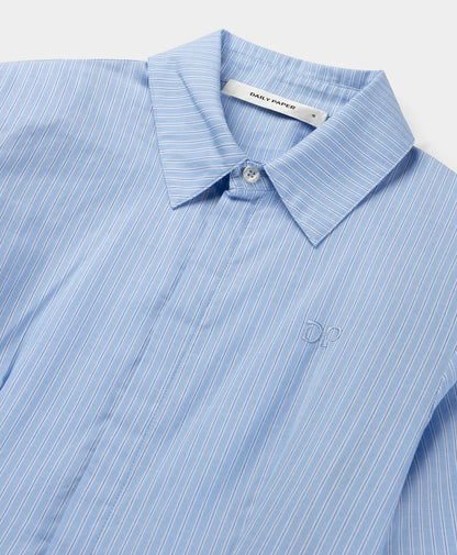 Blue Stripe Fitted Shirt