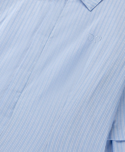 Blue Stripe Fitted Shirt