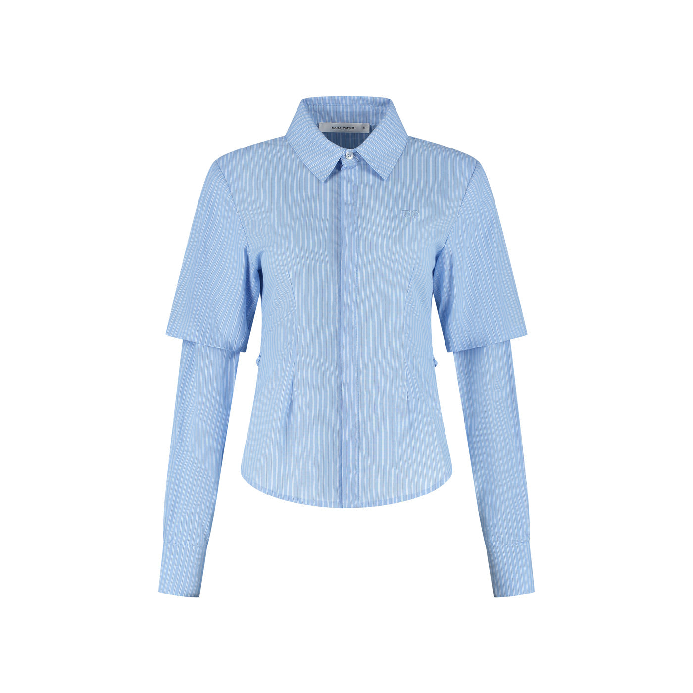 Blue Stripe Fitted Shirt