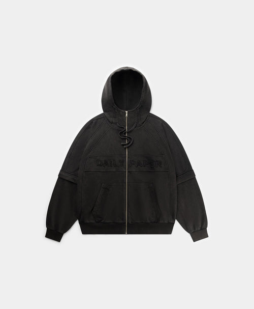 Black Garment Wash Jacket