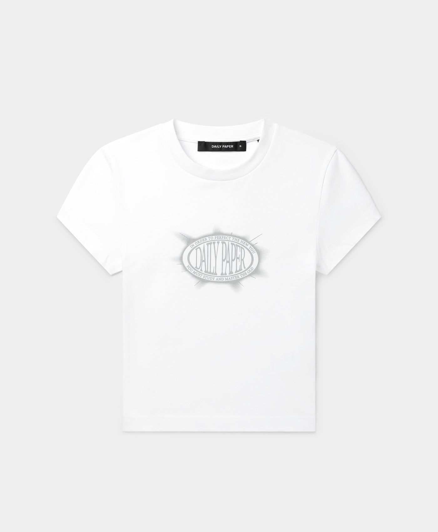 White Glow Cropped T-Shirt