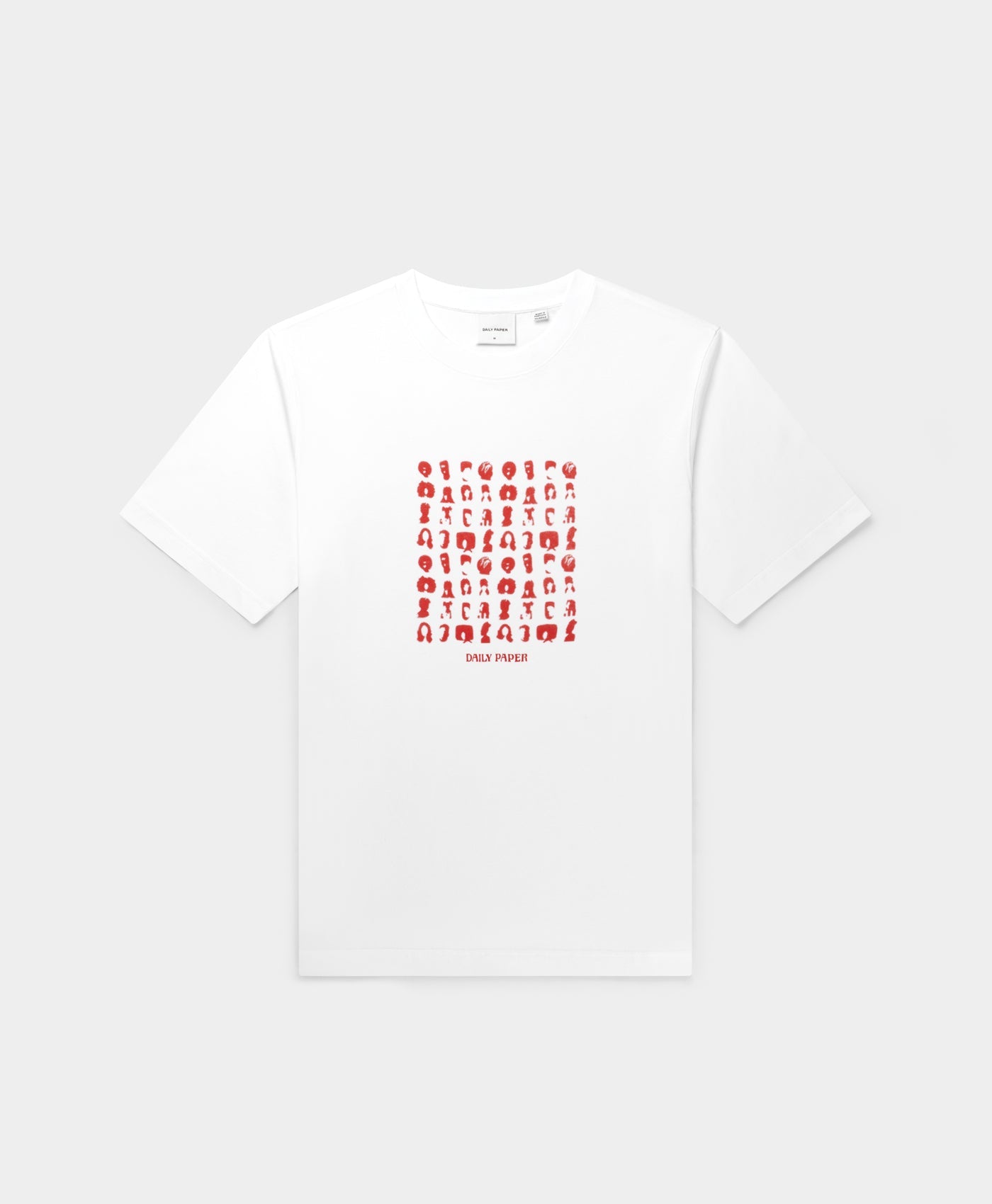 White Hair Grid T-Shirt