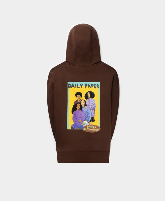 Chocolate Brown Horizo Hoody