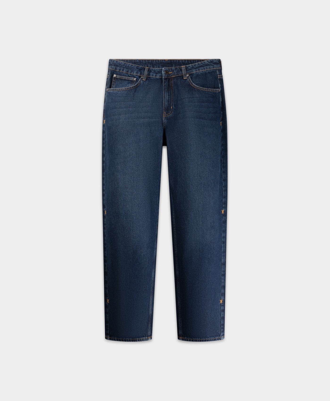 Blue Indigo Washed Jeans