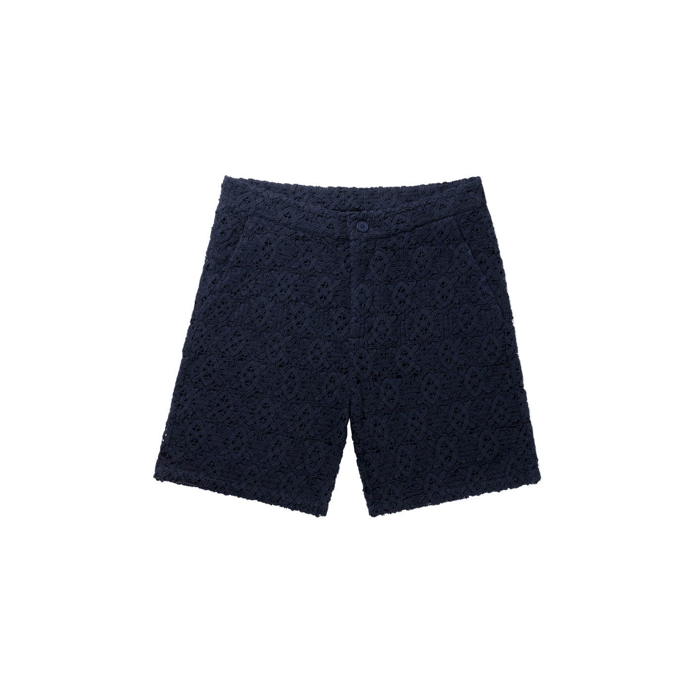 Maritime Blue Lace Shield Short