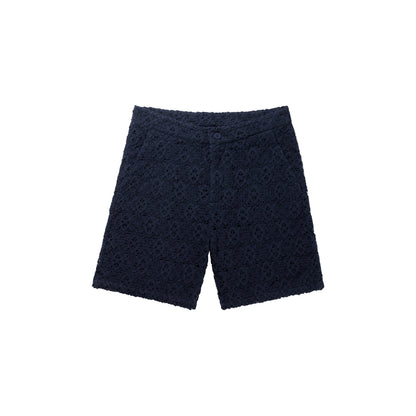 Maritime Blue Lace Shield Short