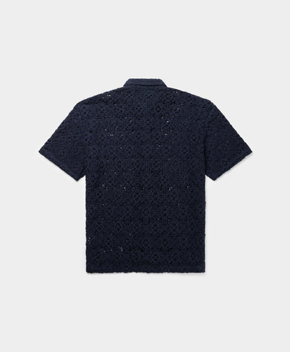 Maritime Blue Lace Shield Shirt