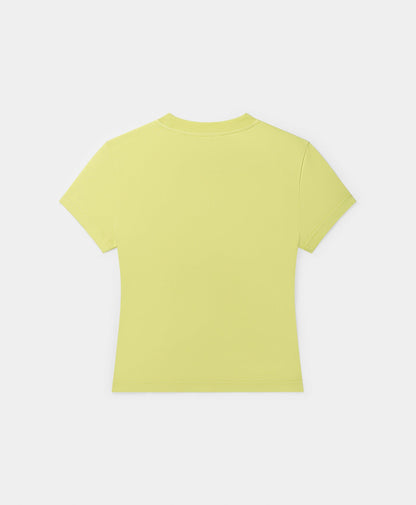 Daiquiri Green Logotype Cropped T-Shirt