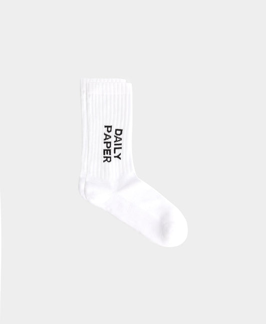 White/black Logotype Socks