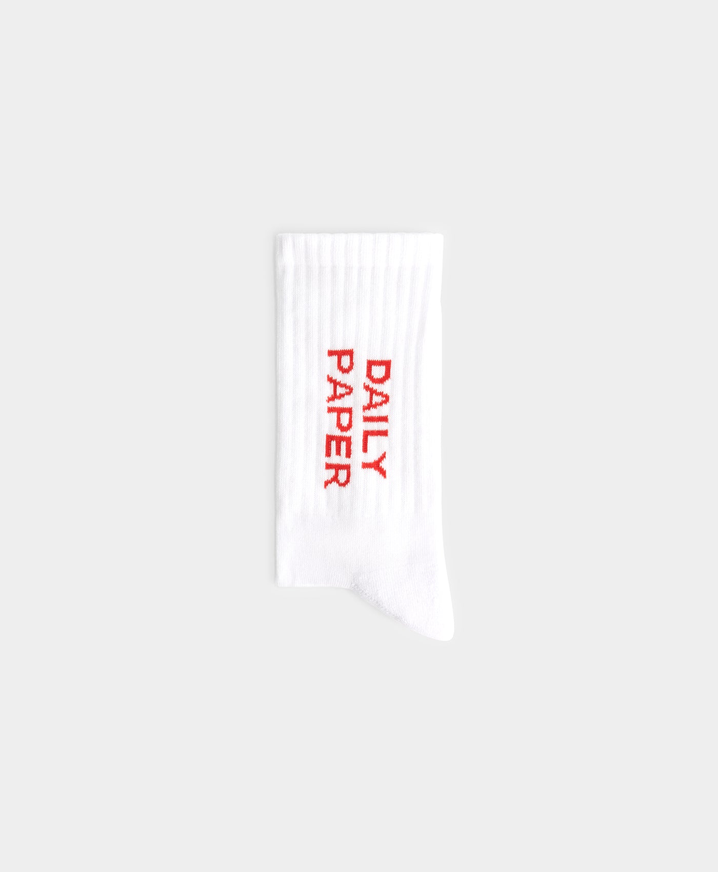 White/red Logotype Socks