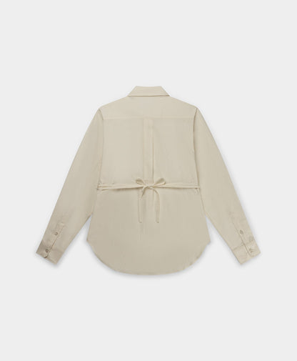 Gardenia Monogram Button-up Shirt