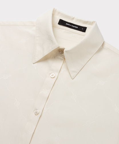 Gardenia Monogram Button-up Shirt