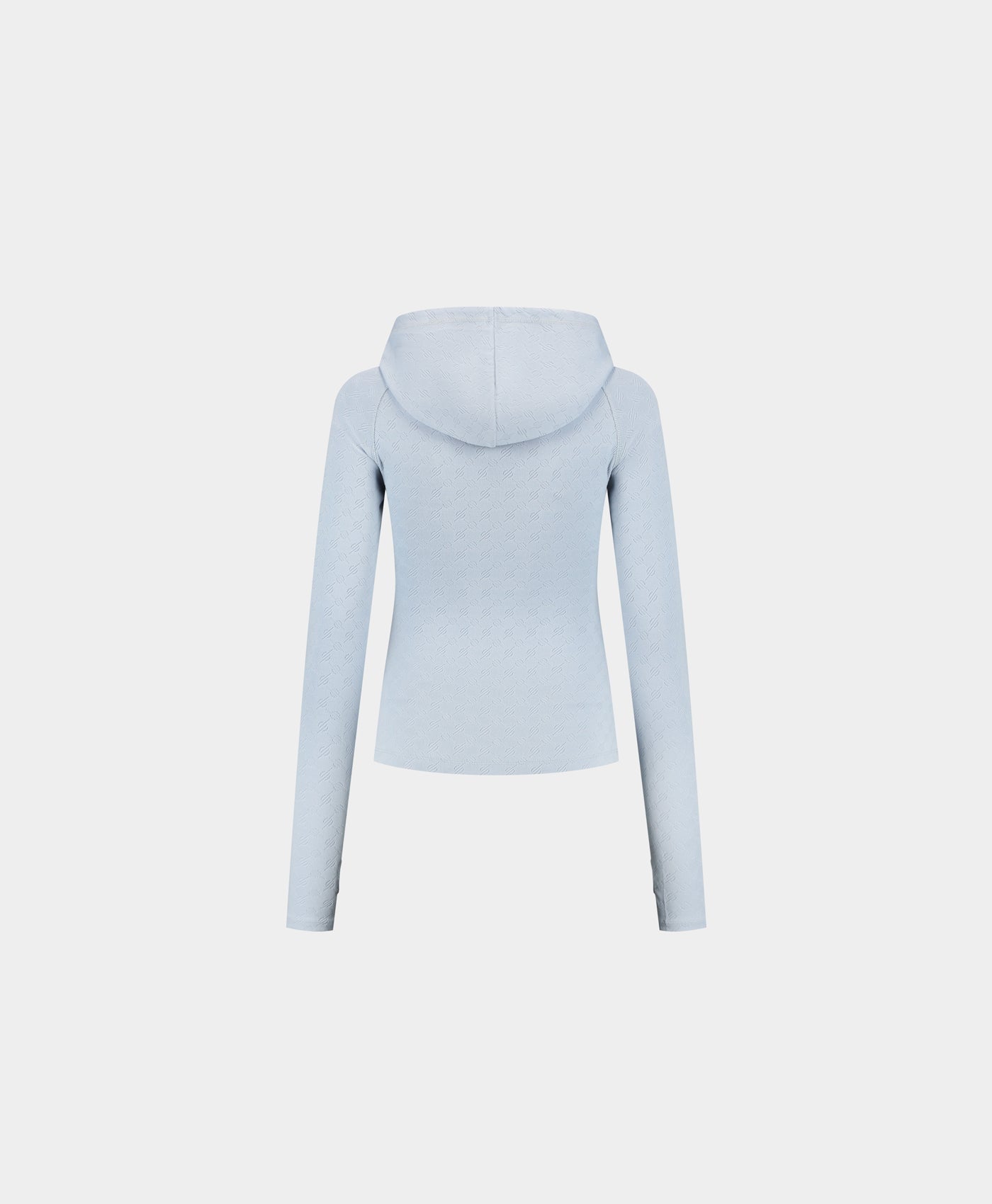 Subdued Blue Monogram Fitted Hoodie
