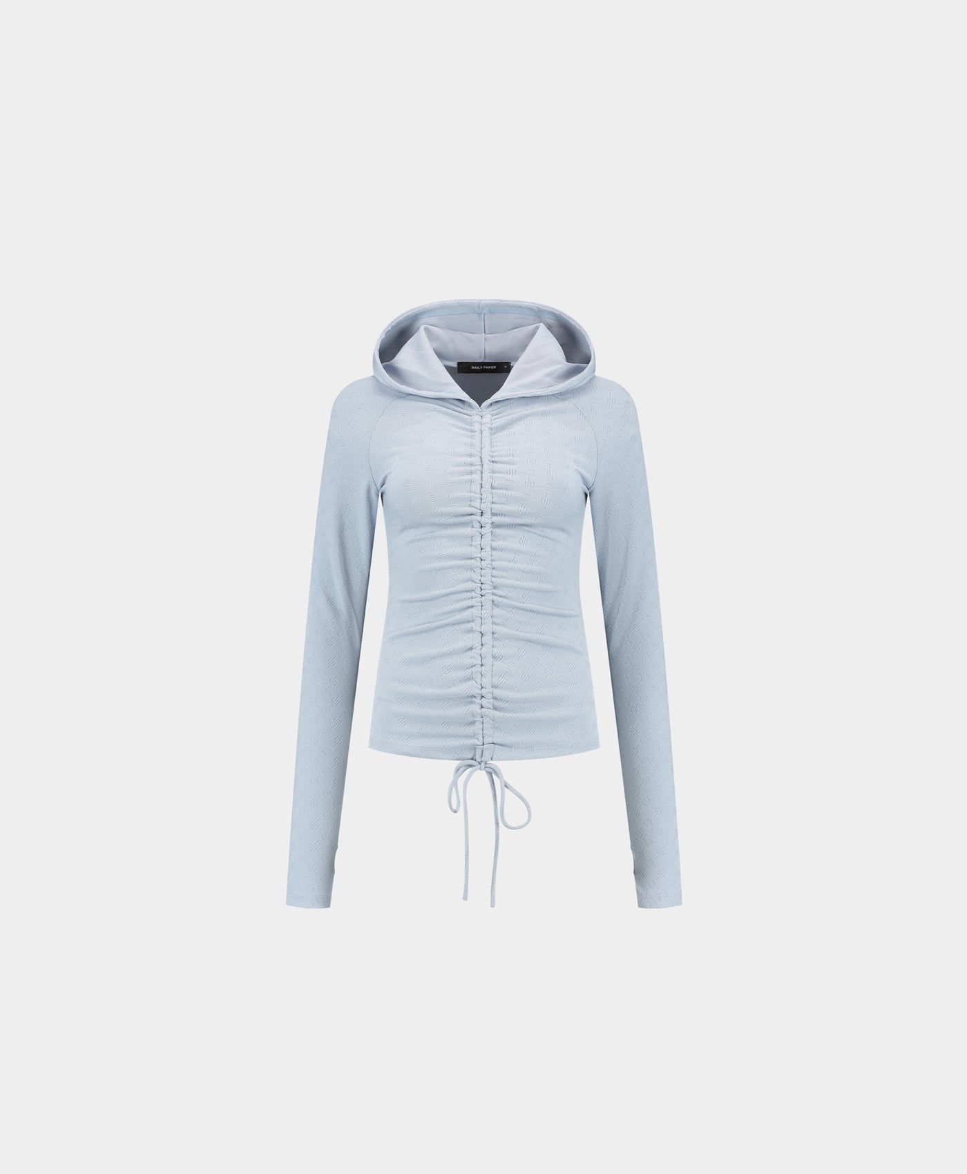 Subdued Blue Monogram Fitted Hoodie