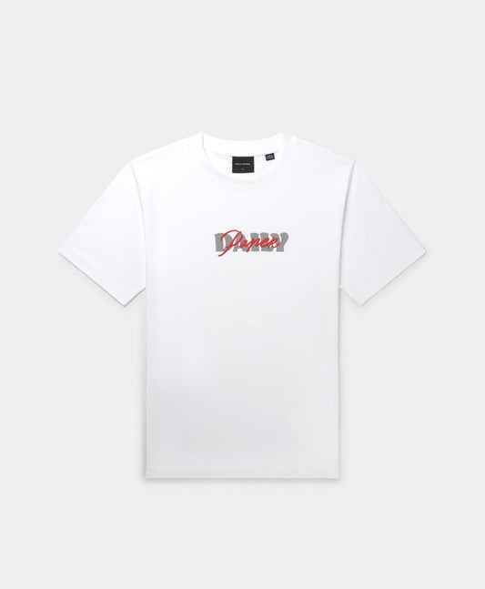 White Overwritten T-Shirt